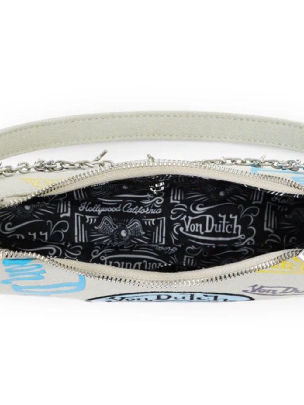 Von Dutch LIGHT DENIM SHOULDER BAG-NWT - Picture 3 of 3